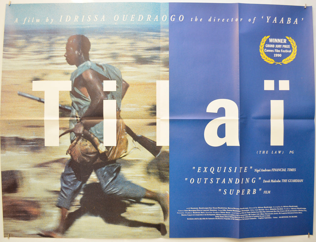 Tilai (Winner of Grand Jury Prize Cannes Film Festival 1990) Original Quad Poster - Film Poster - Movie Poster