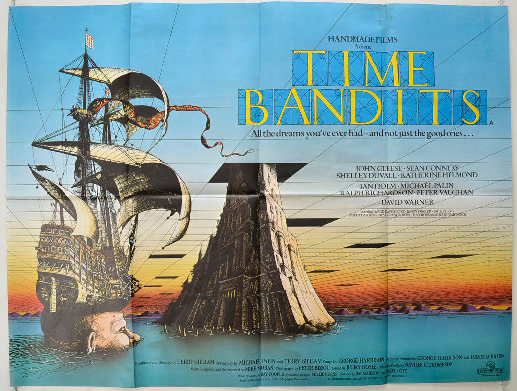 Time Bandits   Original Quad Poster - Film Poster - Movie Poster 