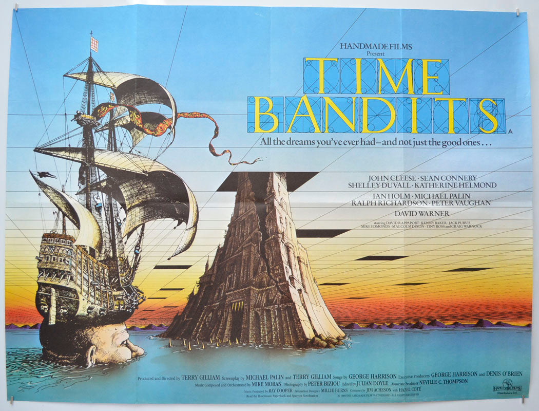 Time Bandits Original Quad Poster - Film Poster - Movie Poster