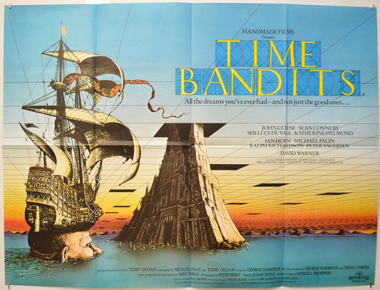 Time Bandits  Original Quad Poster - Film Poster - Movie Poster