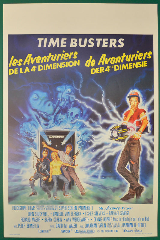 Time Busters  (a.k.a. My Science Project)  Original Belgian Poster - Film Poster - Movie Poster  