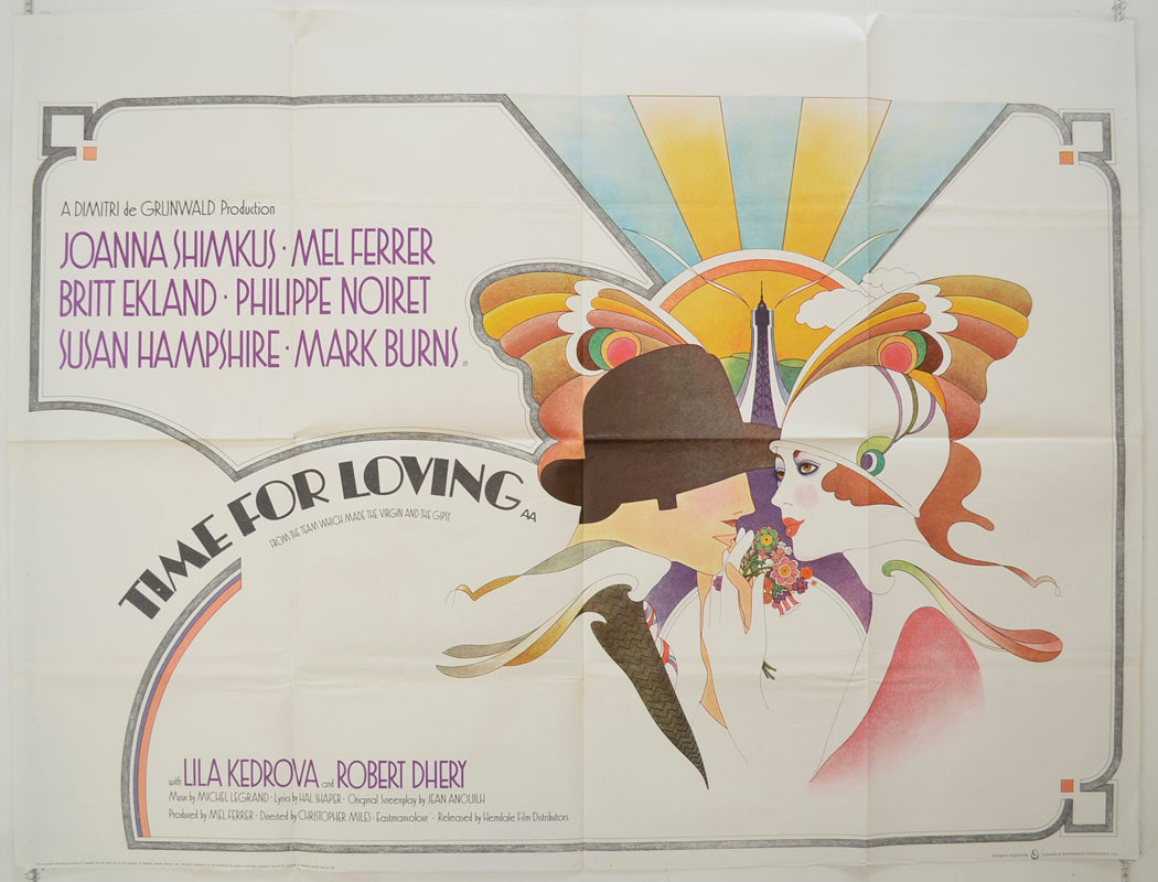 Time For Loving  (a.k.a. A Time For Loving)  Original Quad Poster - Film Poster - Movie Poster 