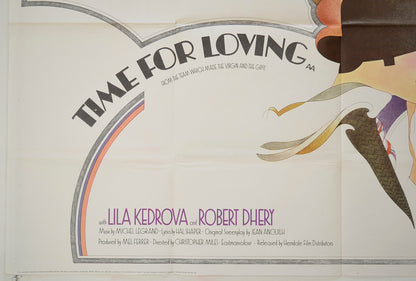 TIME FOR LOVING (Bottom Left) Cinema Quad Movie Poster 