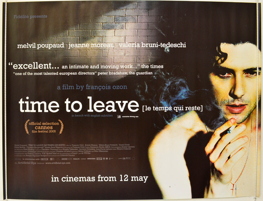 Time To Leave  Original British Quad Poster - Film Poster - Movie Poster 