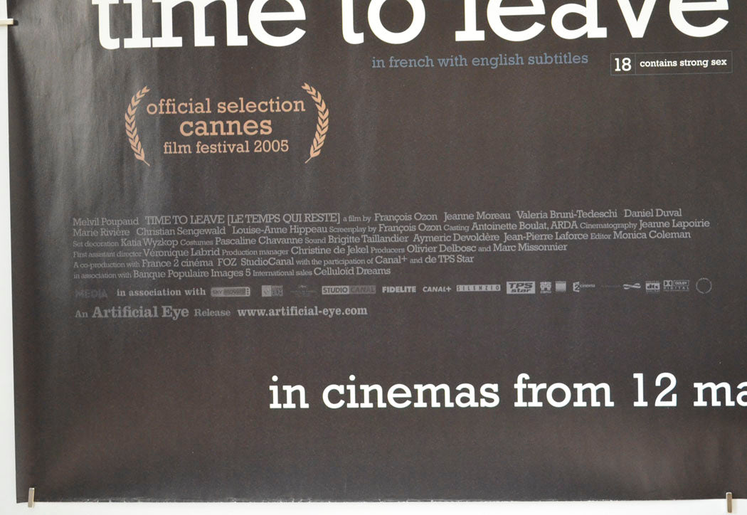 TIME TO LEAVE (Bottom Left) Cinema Quad Movie Poster 