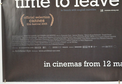 TIME TO LEAVE (Bottom Left) Cinema Quad Movie Poster 