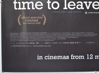 TIME TO LEAVE (Bottom Left) Cinema Quad Movie Poster 