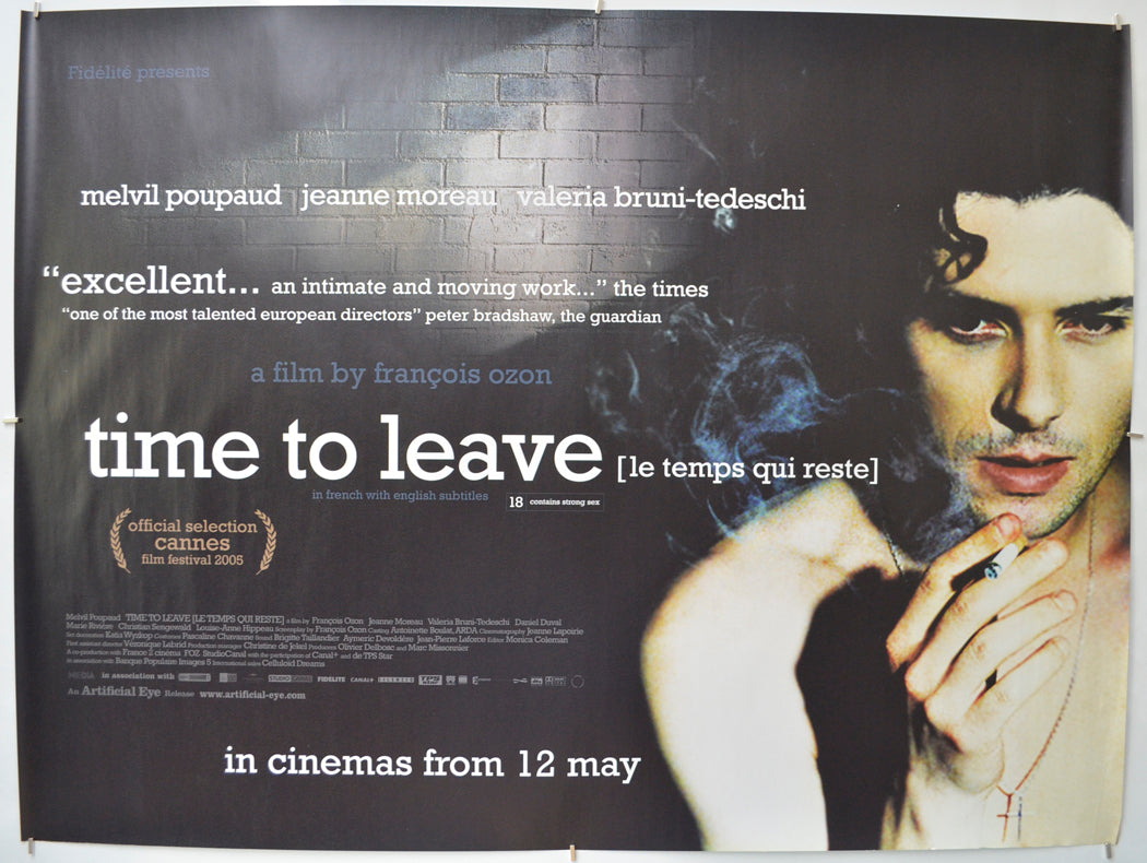 Time To Leave (a.k.a. Le Temps Qui Reste) Original Quad Poster - Film Poster - Movie Poster