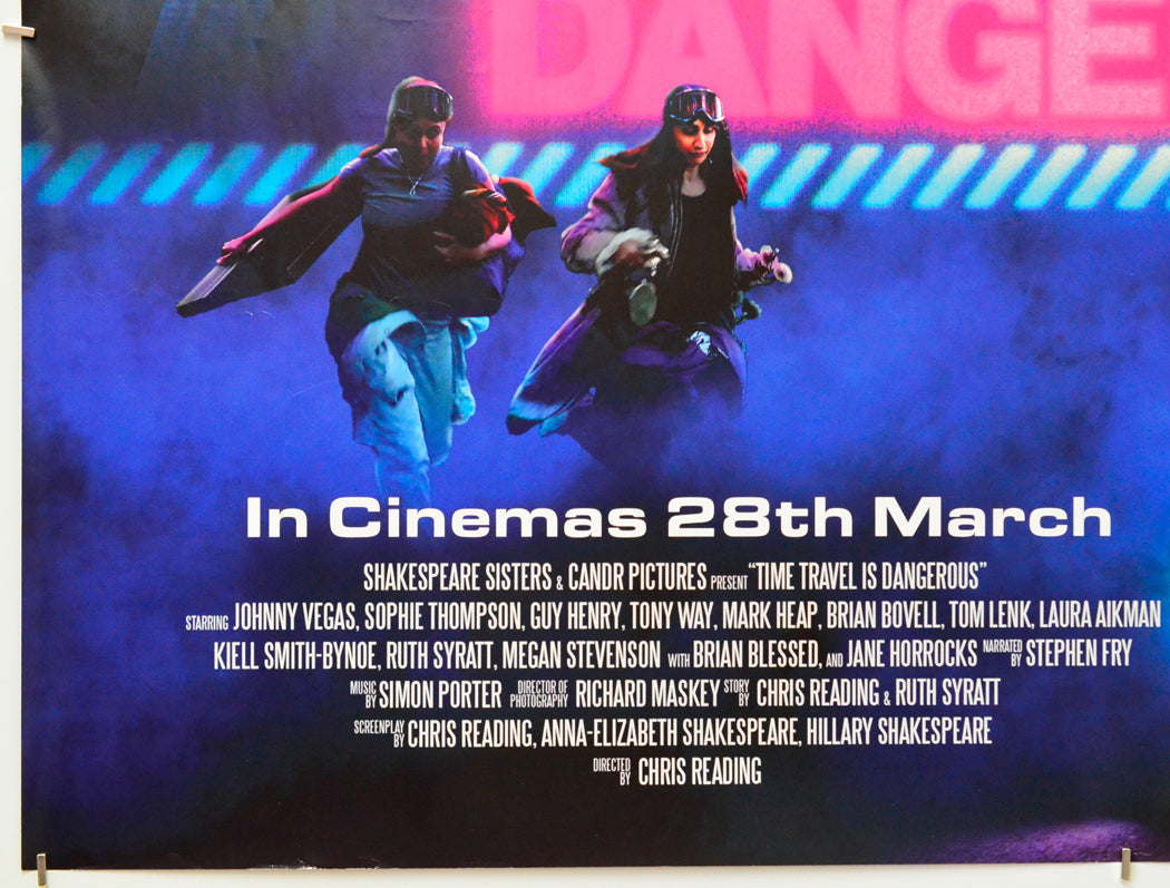 Time Travel is Dangerous (Bottom Left) Cinema Quad Movie Poster 