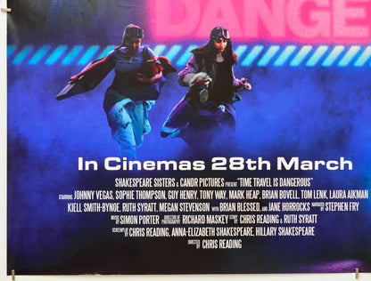 Time Travel is Dangerous (Bottom Left) Cinema Quad Movie Poster 