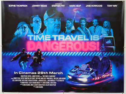 Time Travel is Dangerous - Original Quad Poster - Film Poster - Movie Poster