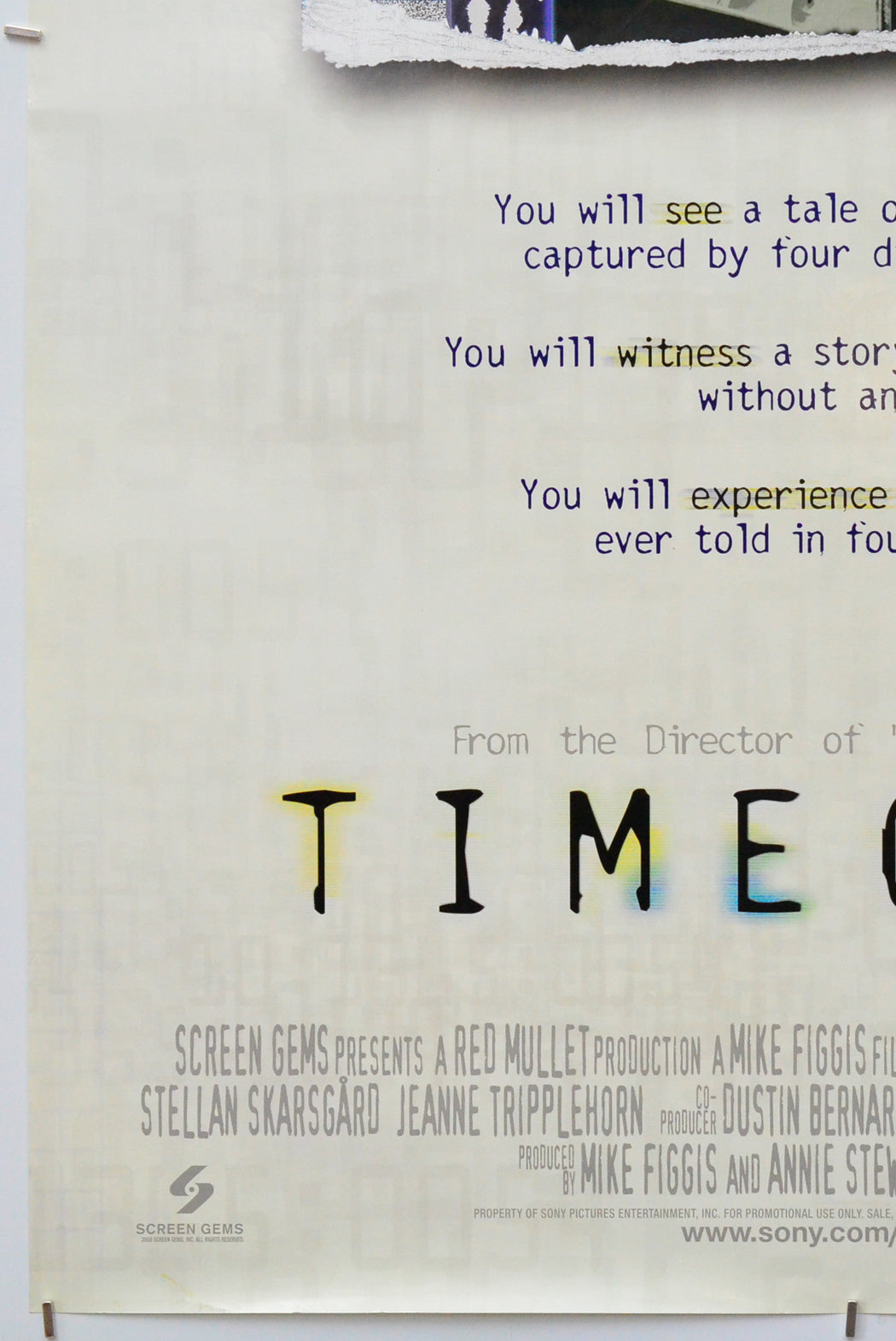 Timecode (Bottom Left) Cinema One Sheet Movie Poster 