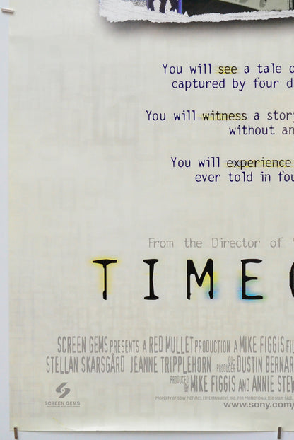 Timecode (Bottom Left) Cinema One Sheet Movie Poster 