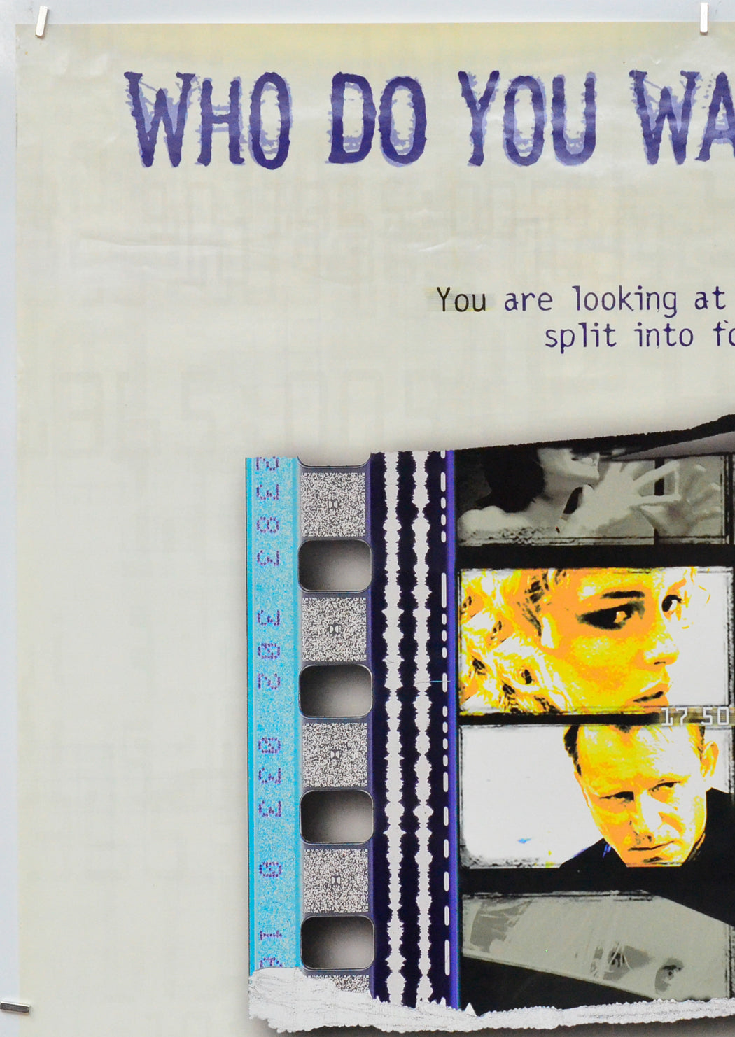 Timecode (Top Left) Cinema One Sheet Movie Poster 