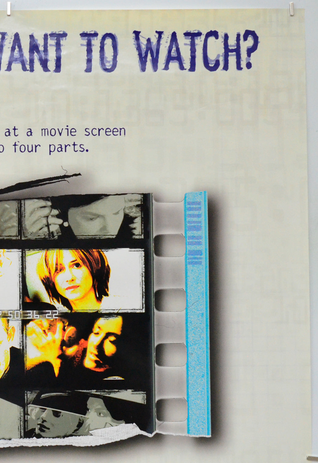 Timecode (Top Right) Cinema One Sheet Movie Poster 