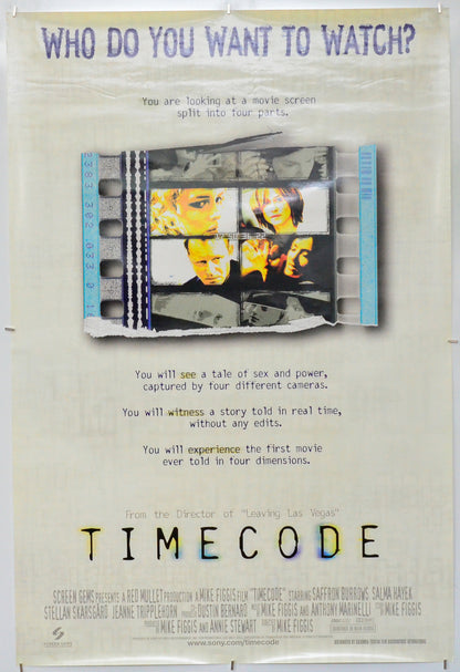 Timecode - Original One Sheet Poster - Film Poster - Movie Poster 