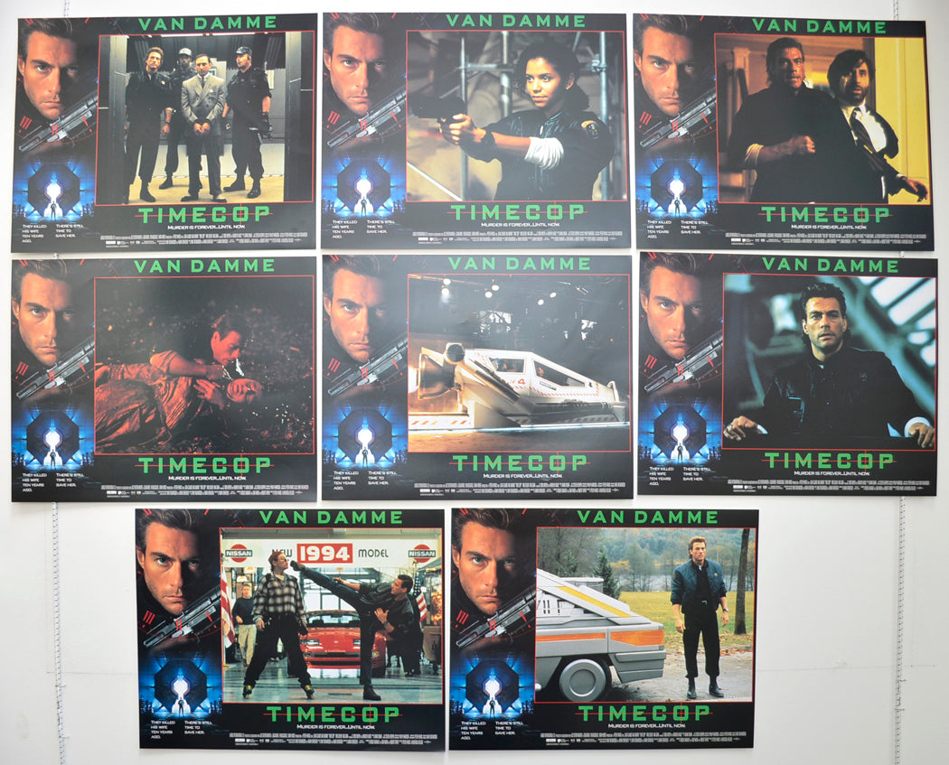 Timecop  Set of 8 Original Cinema Lobby Cards 