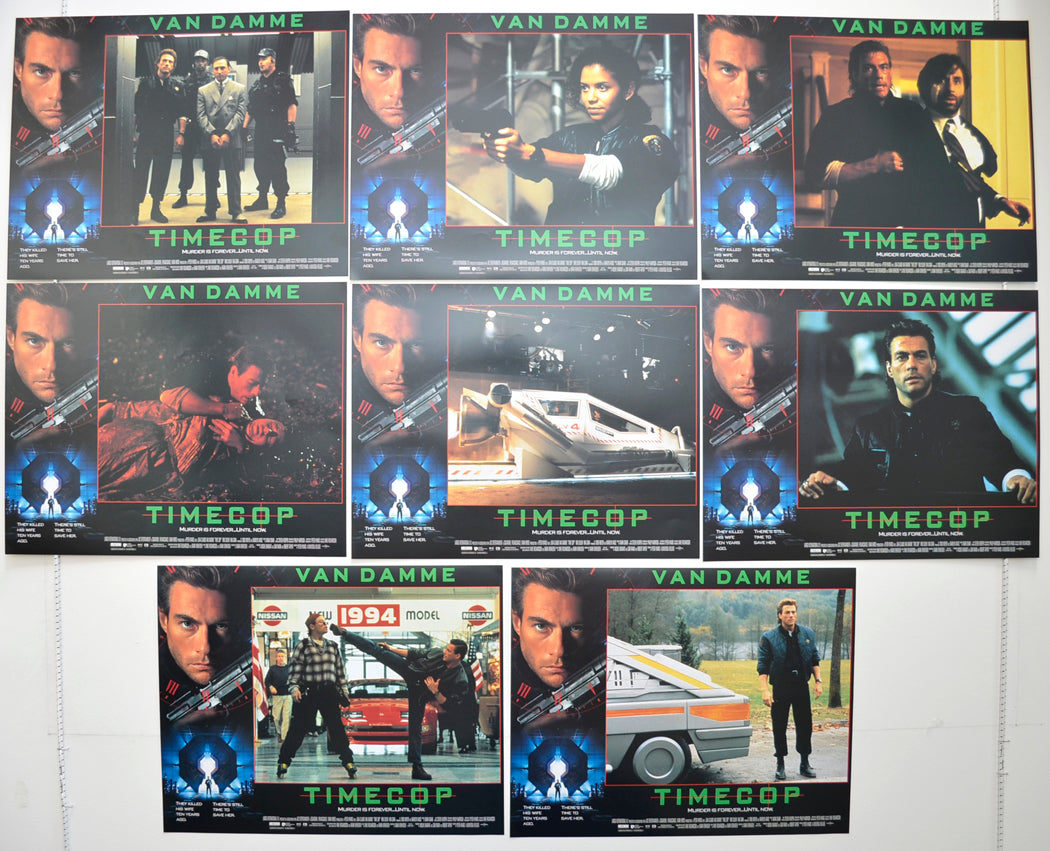 Timecop  Set of 8 Original Cinema Lobby Cards 