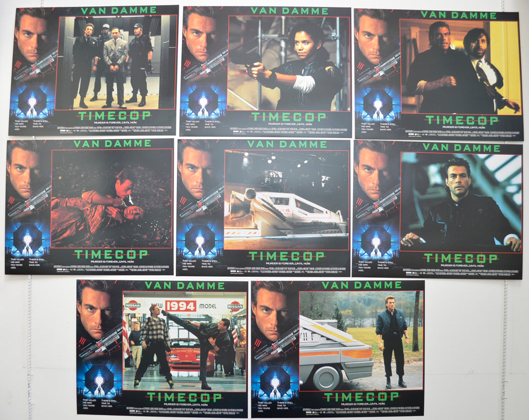 Timecop  Set of 8 Original Cinema Lobby Cards 