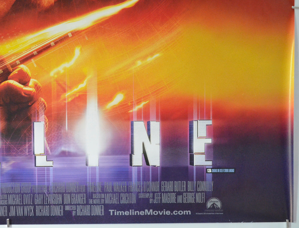 TIMELINE (Bottom Right) Cinema Quad Movie Poster 