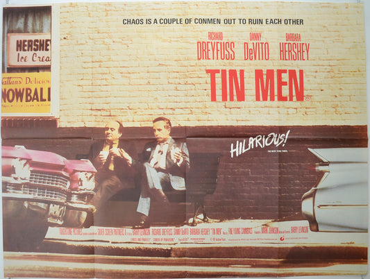 Tin Men   Original Quad Poster - Film Poster - Movie Poster 