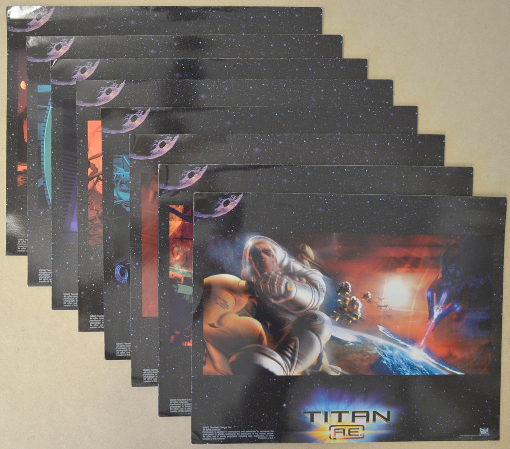 Titan A.E. Set Of 8 Original Cinema Lobby Cards 