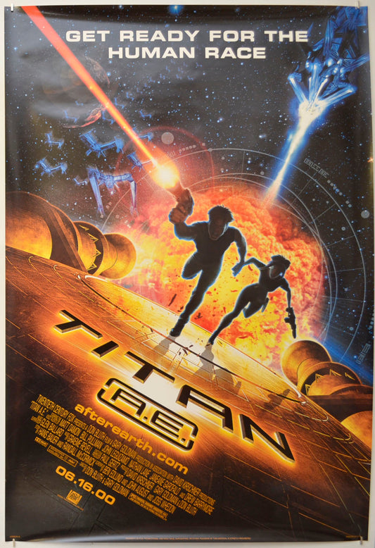 Titan A.E. Original One Sheet Poster - Film Poster - Movie Poster