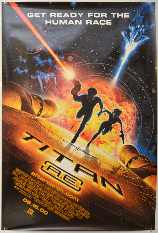 Titan A.E. Original One Sheet Poster - Film Poster - Movie Poster