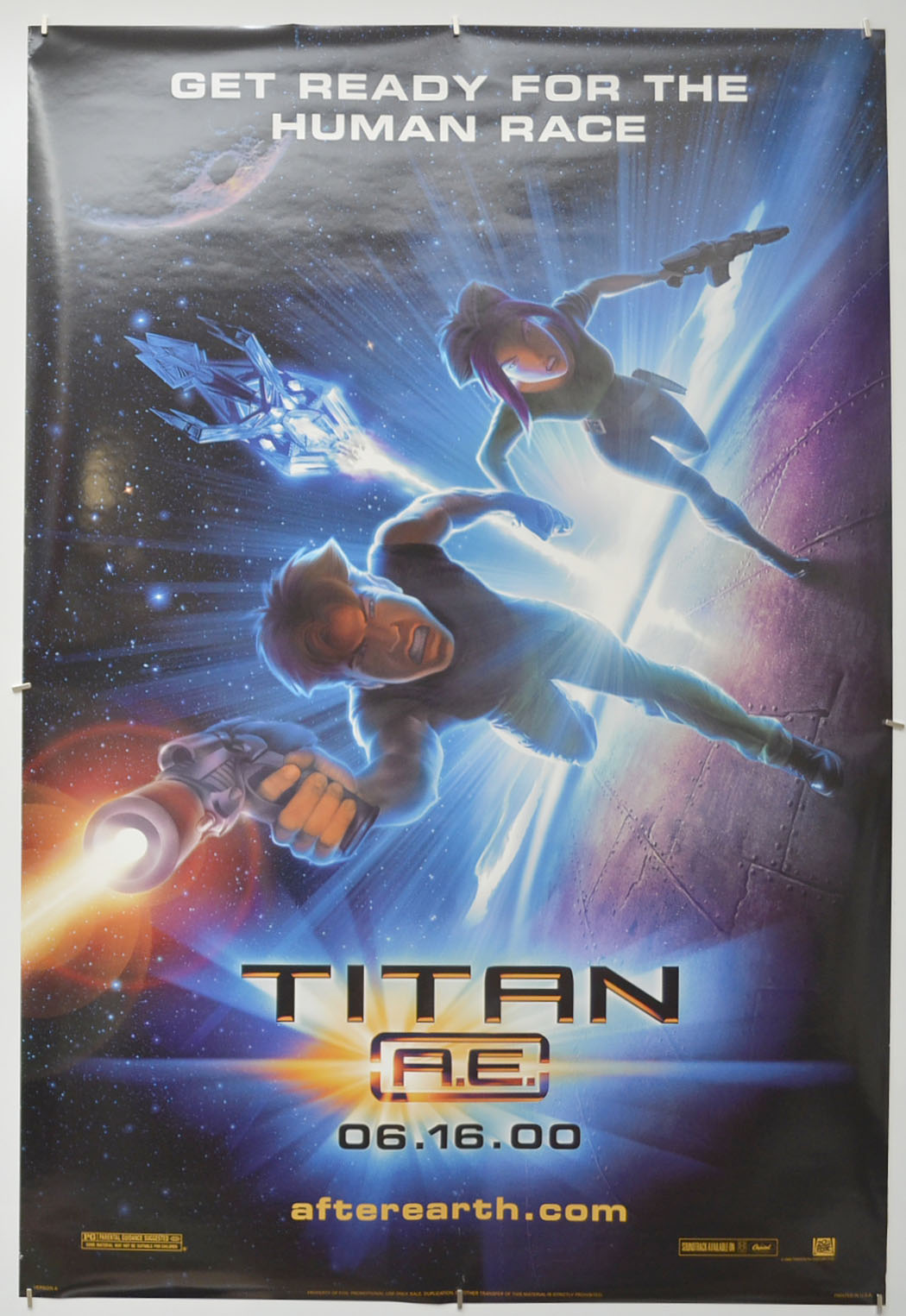 Titan A.E. (Version A ) Original One Sheet Poster - Film Poster - Movie Poster