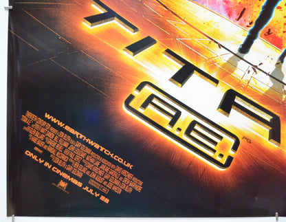 TITAN A.E. (Bottom Left) Cinema Quad Movie Poster 