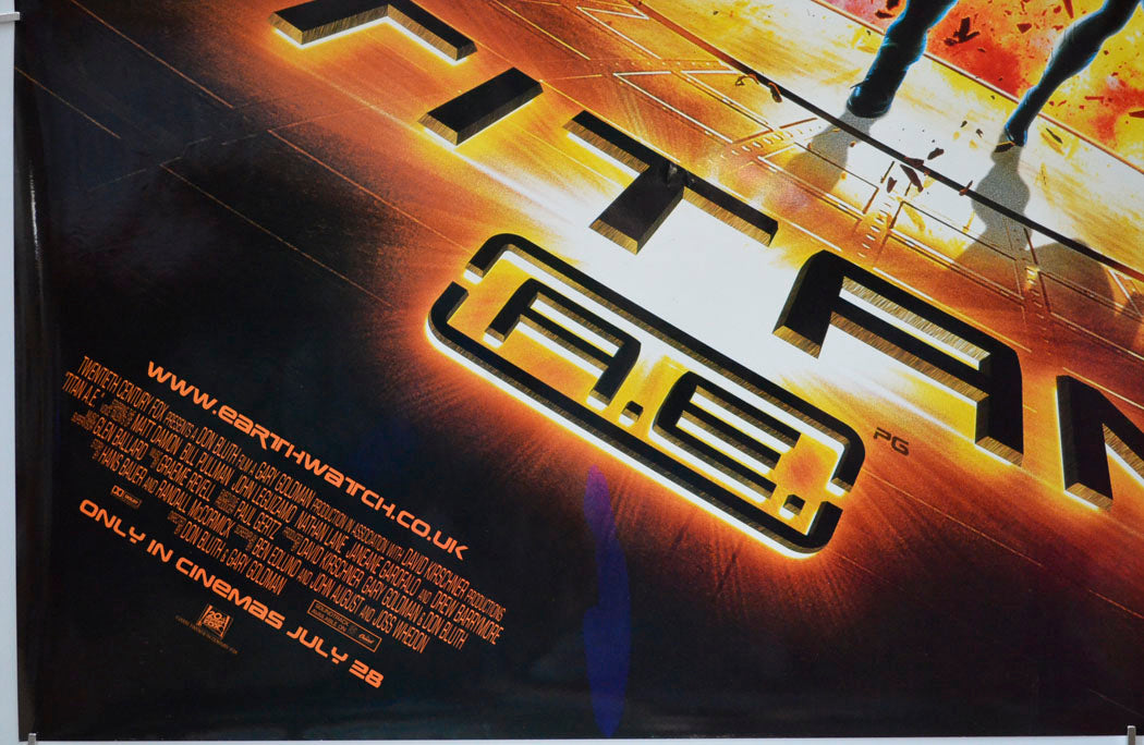 TITAN A.E. (Bottom Left) Cinema Quad Movie Poster 