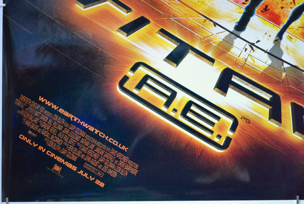 TITAN A.E. (Bottom Left) Cinema Quad Movie Poster 