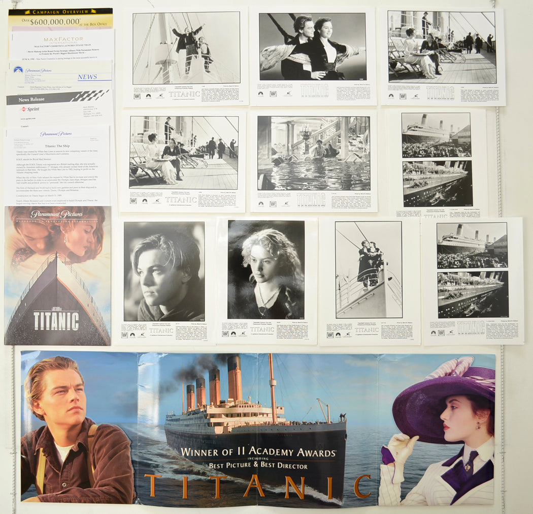 Titanic   Original Press Kit For The Home Video Release 