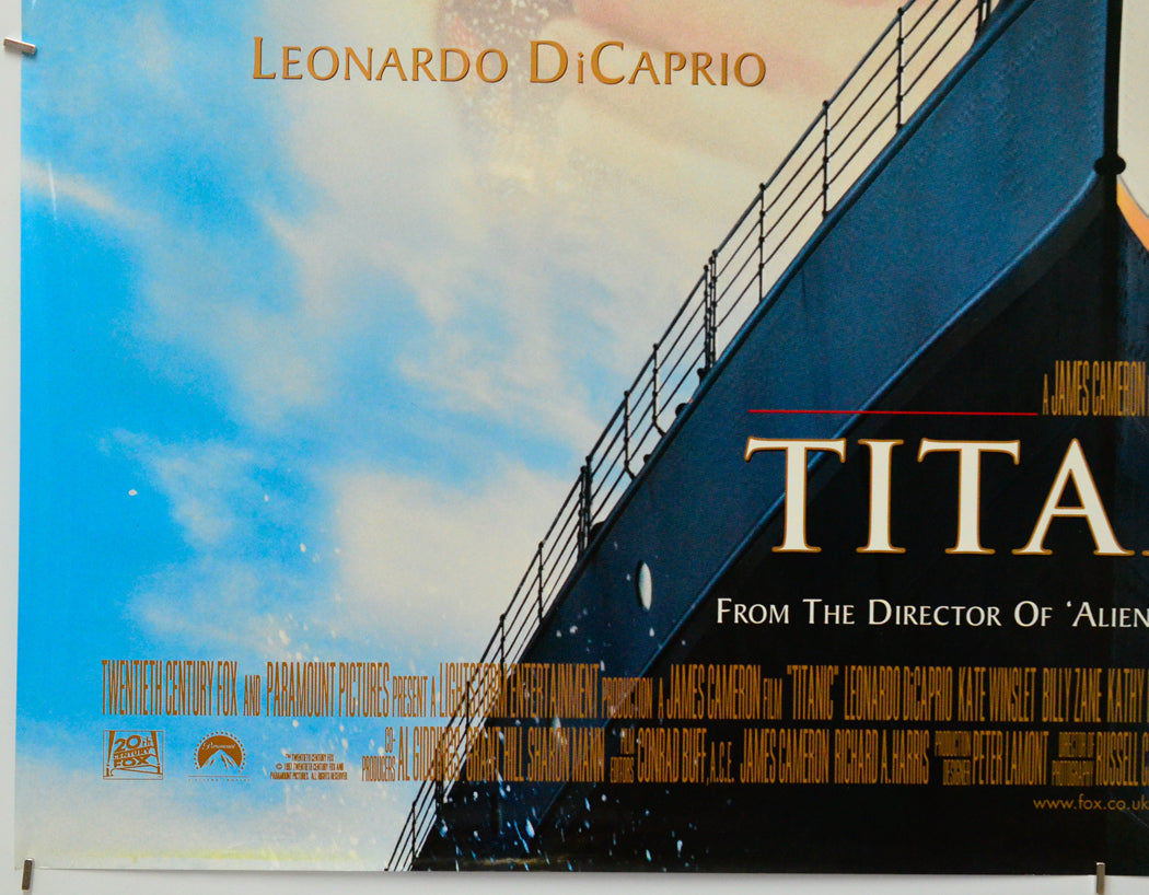 Titanic (Bottom Left) Cinema Quad Movie Poster 