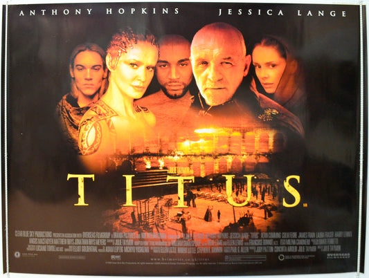 Titus Original British Quad Poster - Film Poster - Movie Poster 