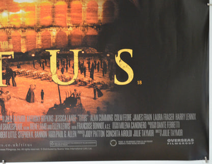 TITUS (Bottom Right) Cinema Quad Movie Poster 