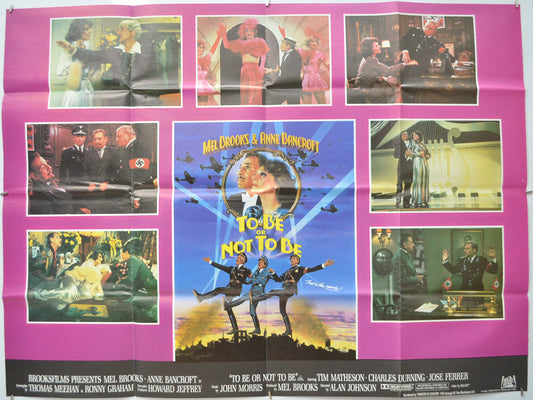 To Be Or Not To Be  Original Quad Movie Poster  