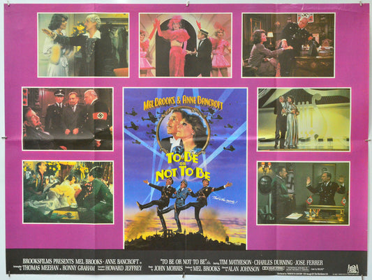To Be Or Not To Be - Original Quad Poster - Film Poster - Movie Poster