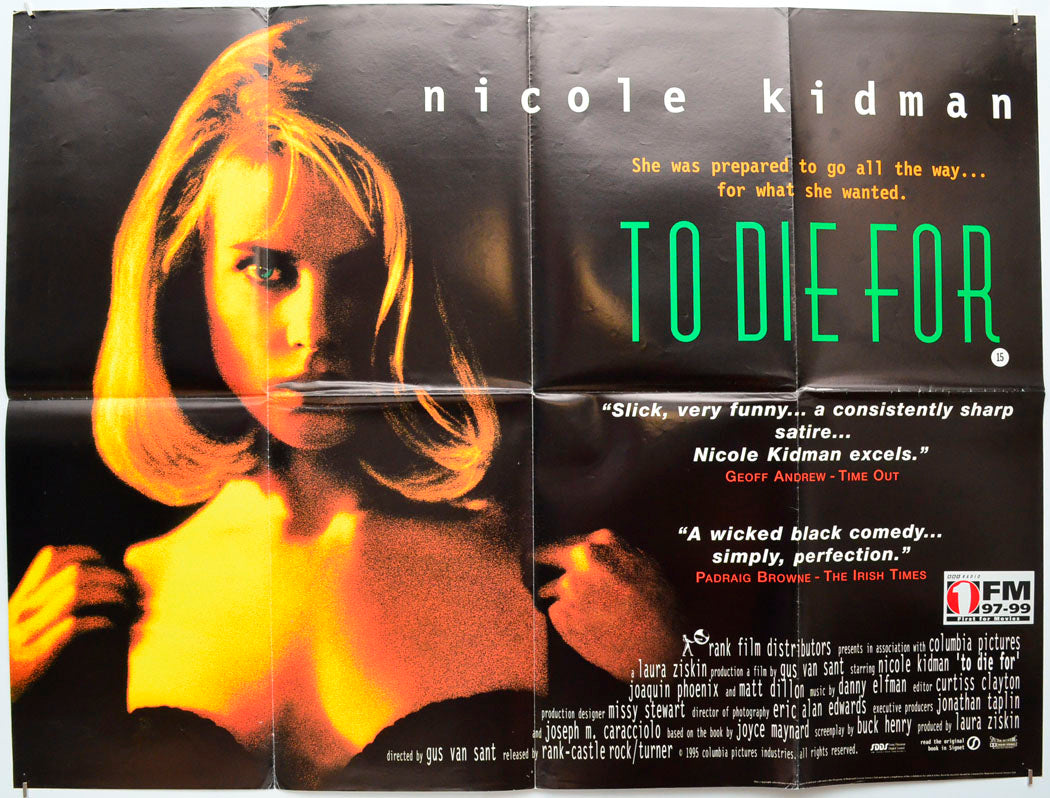 To Die For Original Quad Poster - Film Poster - Movie Poster