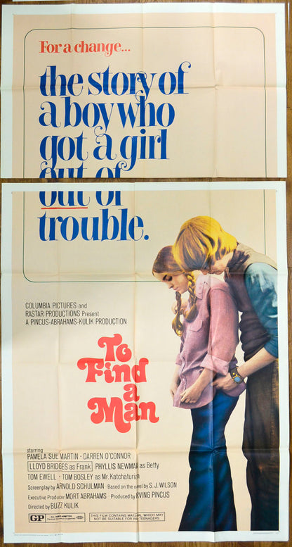 TO FIND A MAN– 3 Sheet Poster