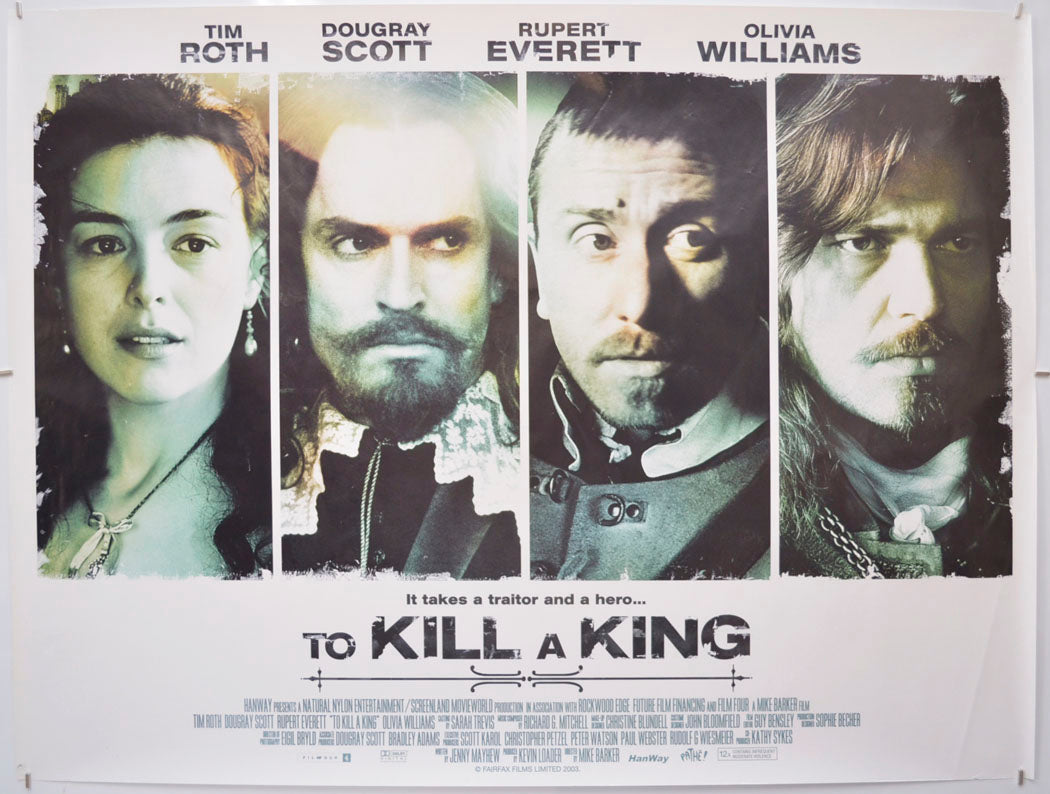 To Kill A King  Original Quad Poster - Film Poster - Movie Poster