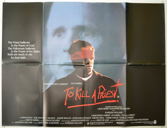 To Kill A Priest   Original Quad Poster - Film Poster - Movie Poster 