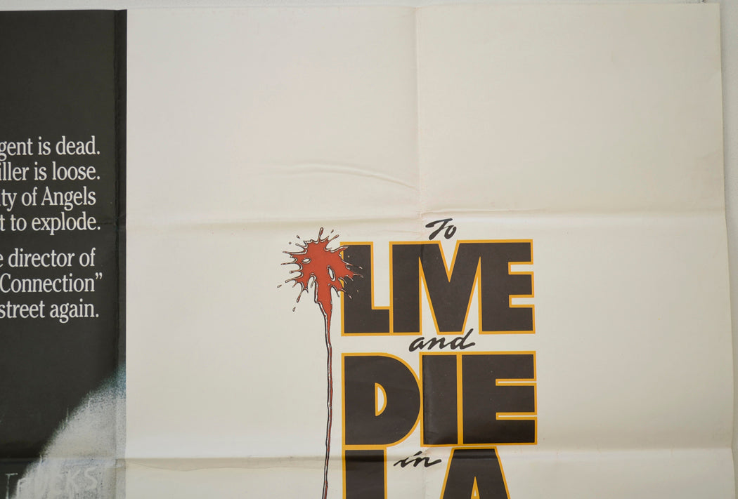 TO LIVE AND DIE IN L.A. (Top Right) Cinema Quad Movie Poster 