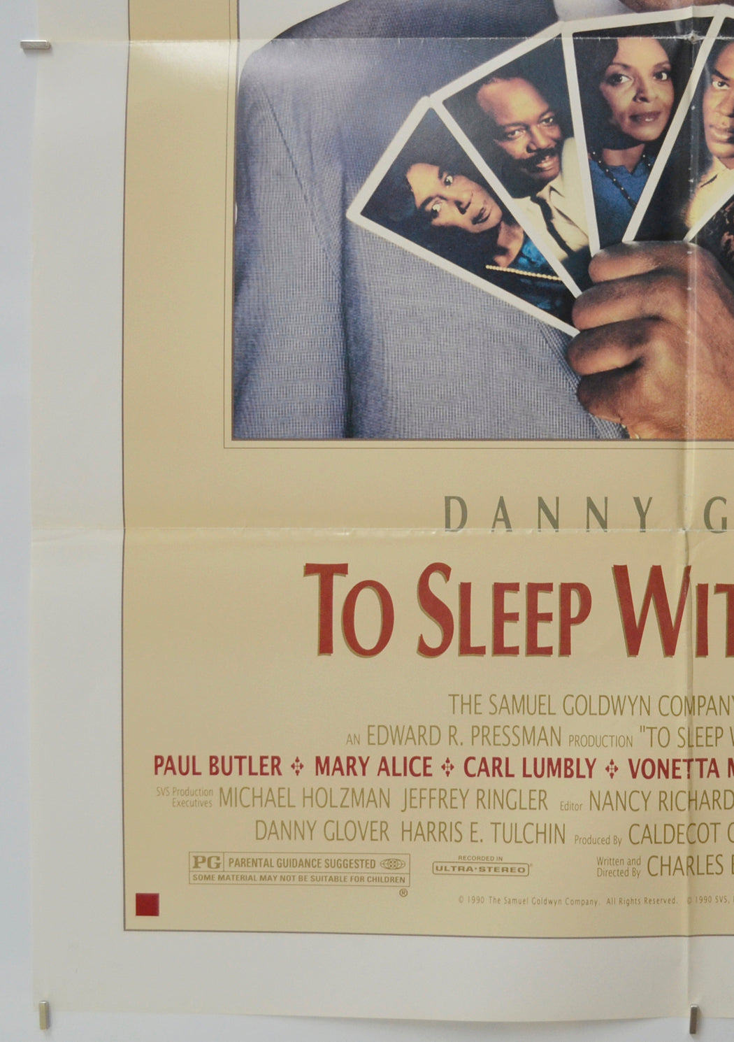 TO SLEEP WITH ANGER (Bottom Left) Cinema One Sheet Movie Poster 