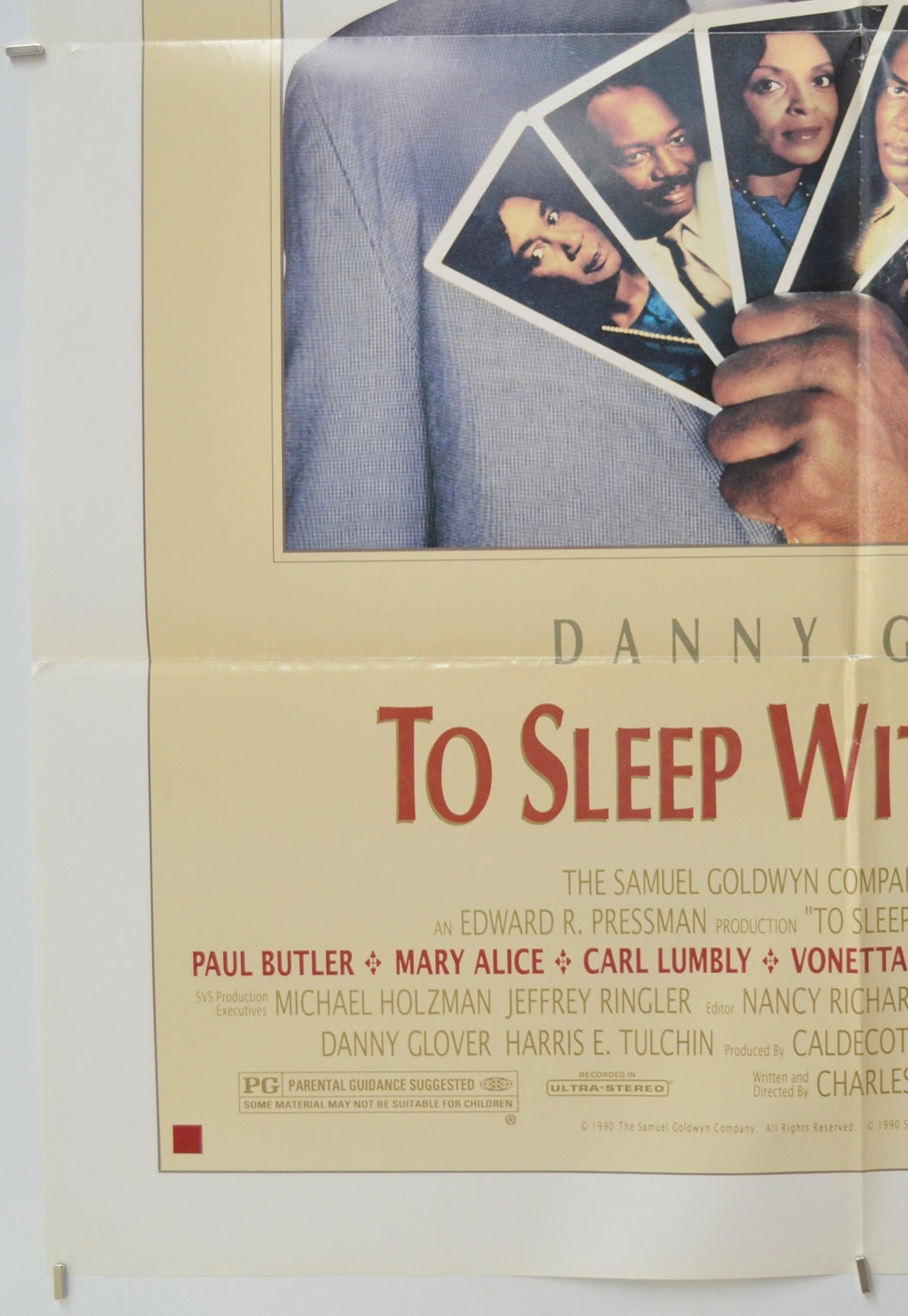 TO SLEEP WITH ANGER (Bottom Left) Cinema One Sheet Movie Poster 