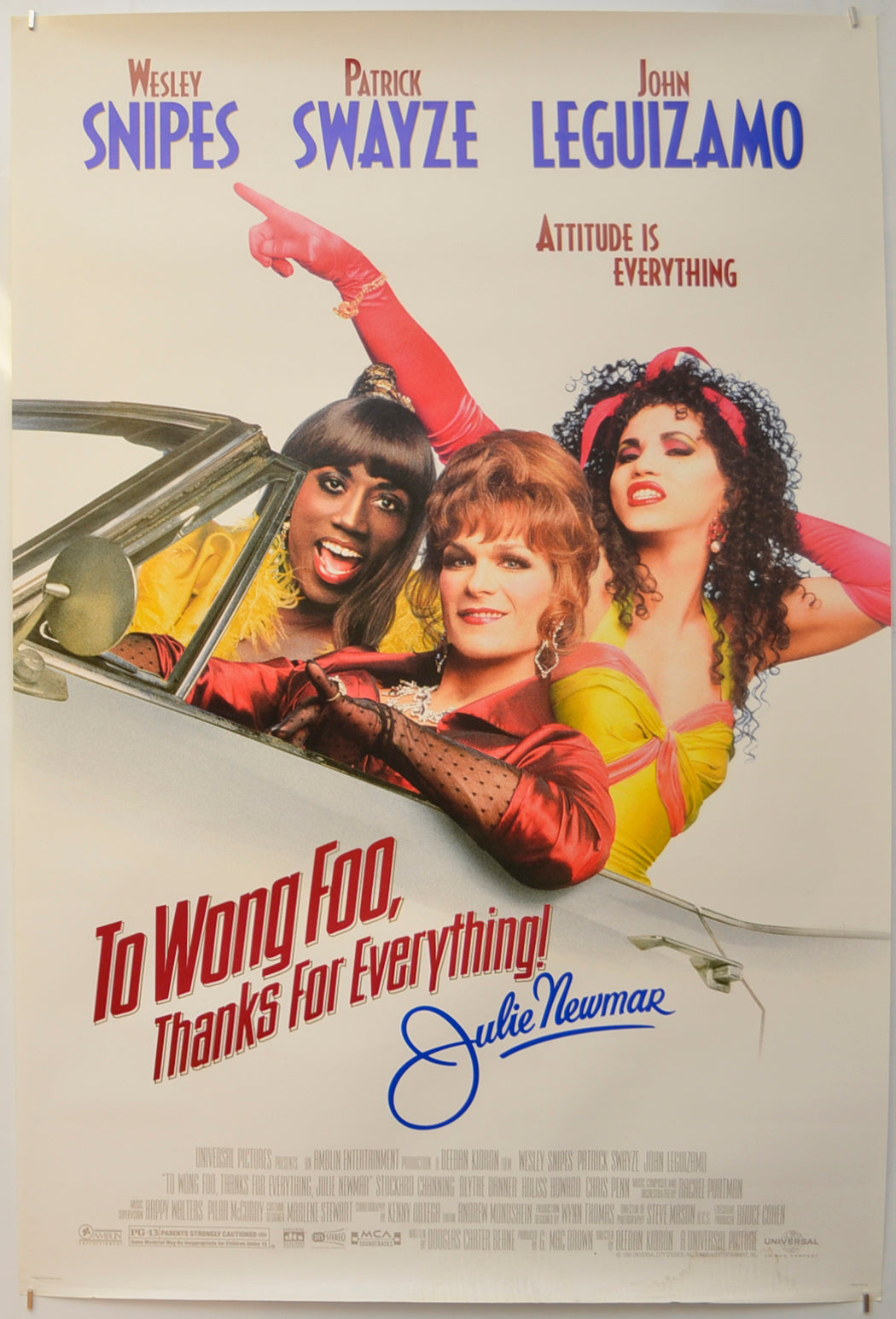 To Wong Foo, Thanks For Everything Julie Newmar Original One Sheet Poster - Film Poster - Movie Poster  