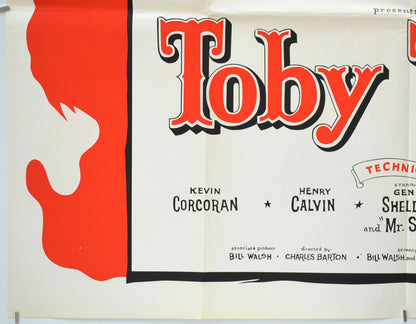 TOBY TYLER (Bottom Left) Cinema Quad Movie Poster 