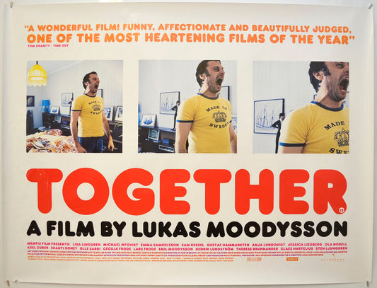 Together (a.k.a. Tillsammans) Original Quad Poster - Film Poster - Movie Poster