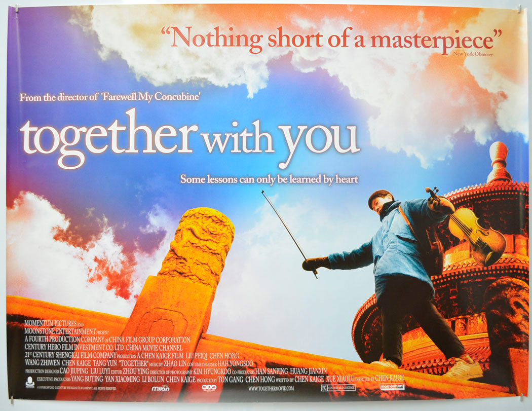 Together With You (a.k.a. He ni zai yi qi ) Original Quad Poster - Film Poster - Movie Poster