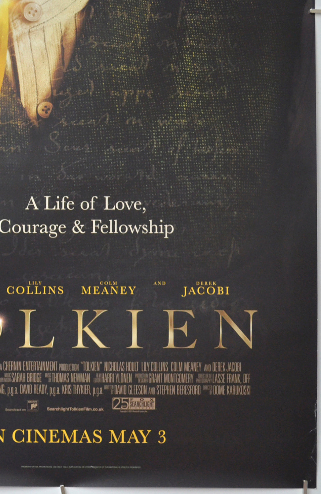 TOLKIEN (Bottom Right) Cinema One Sheet Movie Poster 